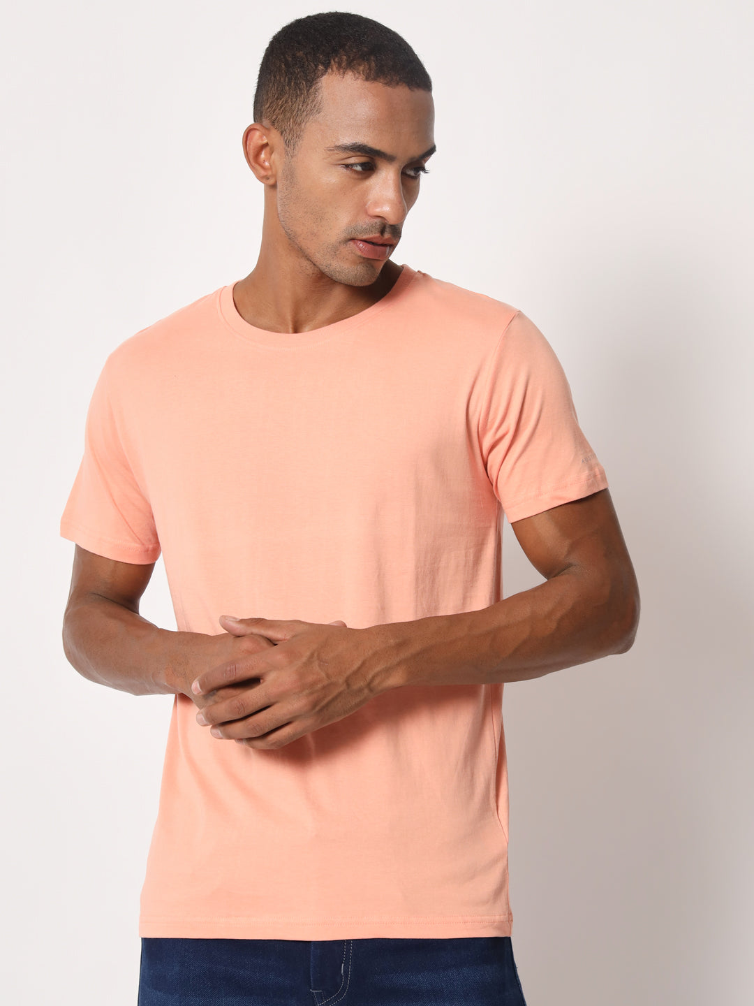 Men's-T-Shirt-peach