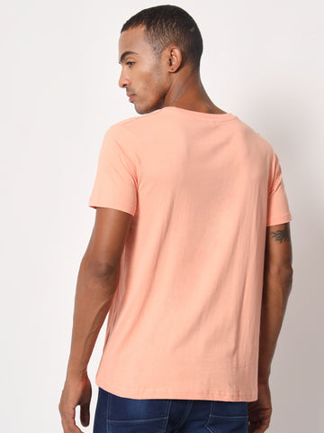 Men's-T-Shirt-peach