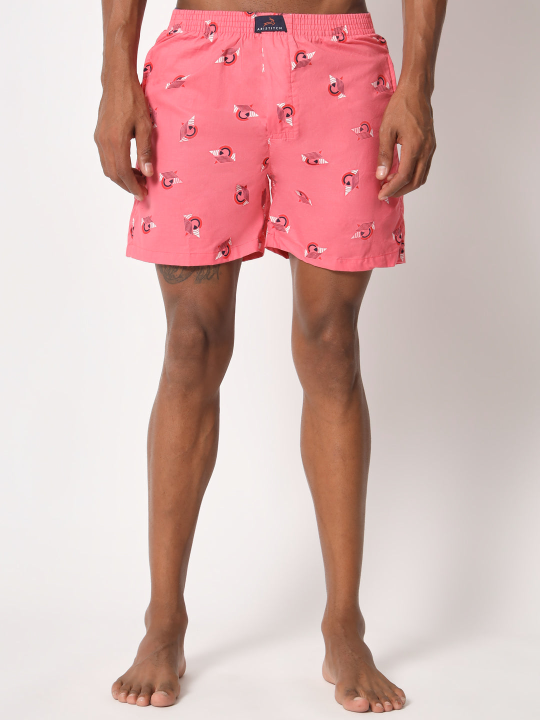 Pink Printed Boxer for Men Soft feel