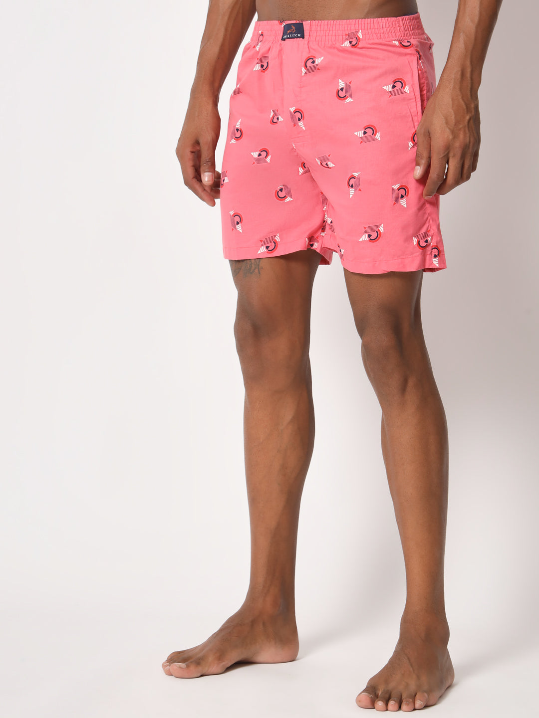 Pink Printed Boxer for Men Soft feel